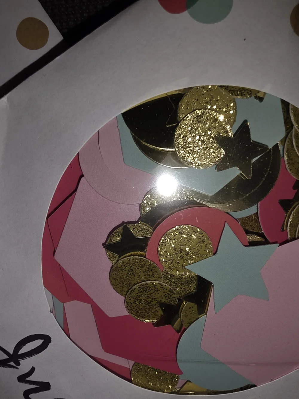 Party City Confetti Mix - Pink, Gold, Teal